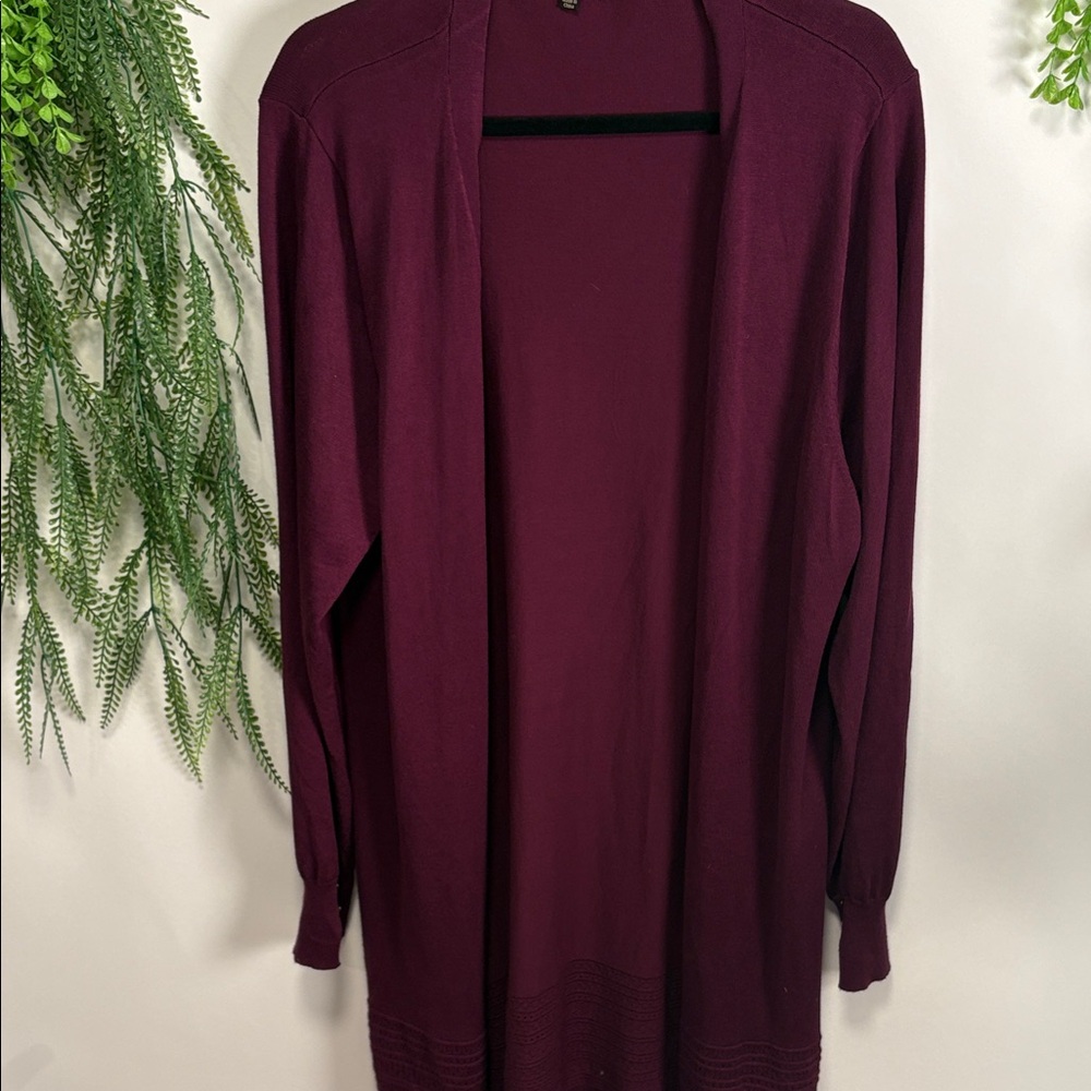 Elegant Maroon Women's Cardigan